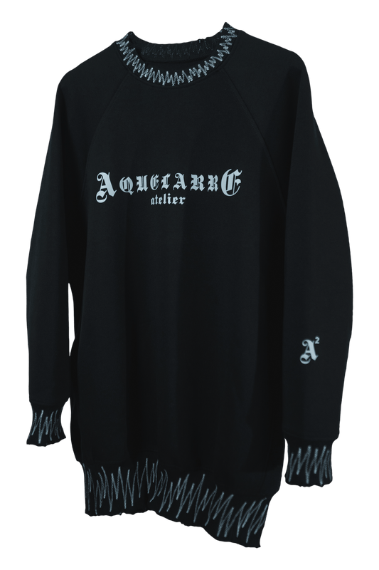 Gray Aquelarre logo dress