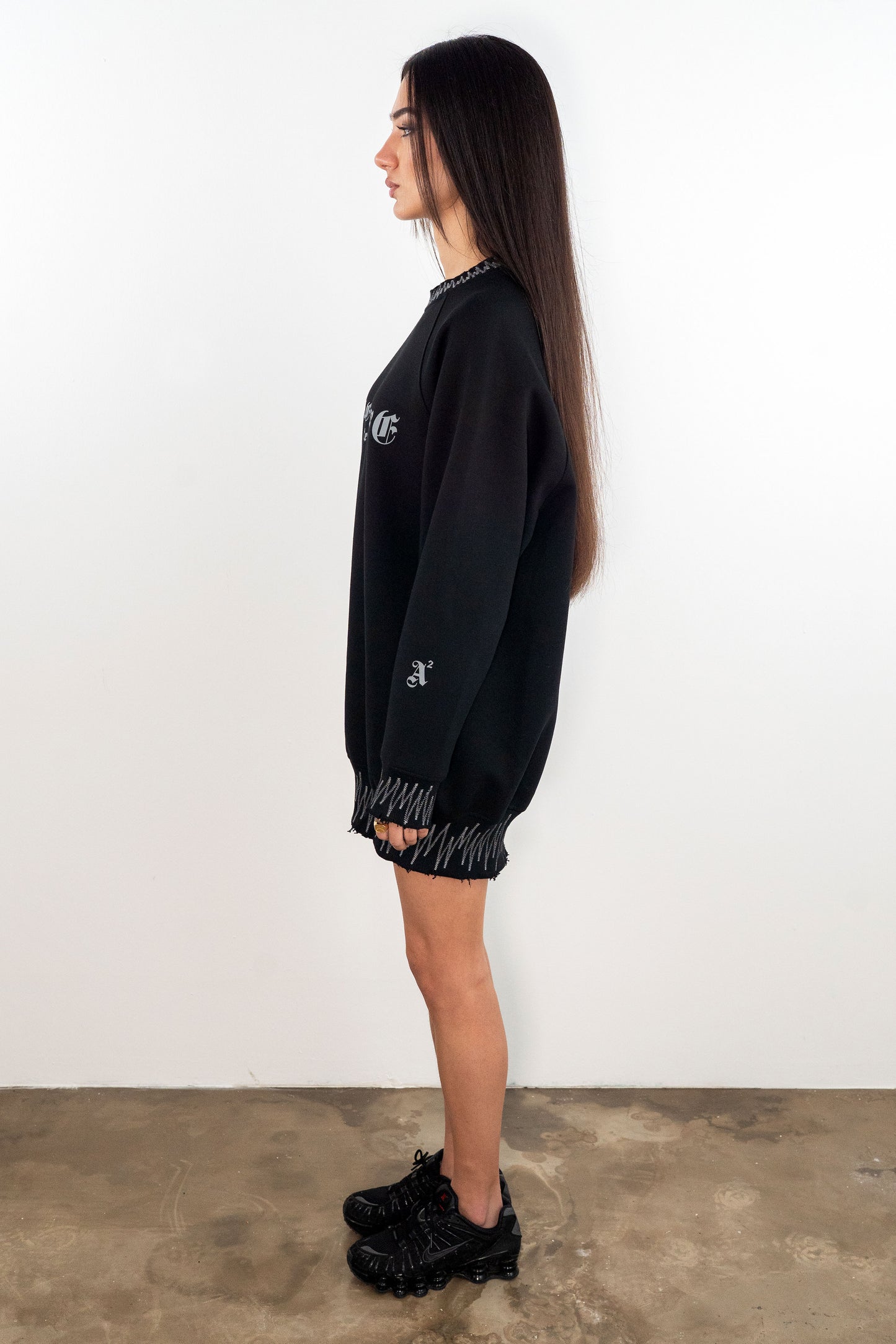Gray Aquelarre logo dress
