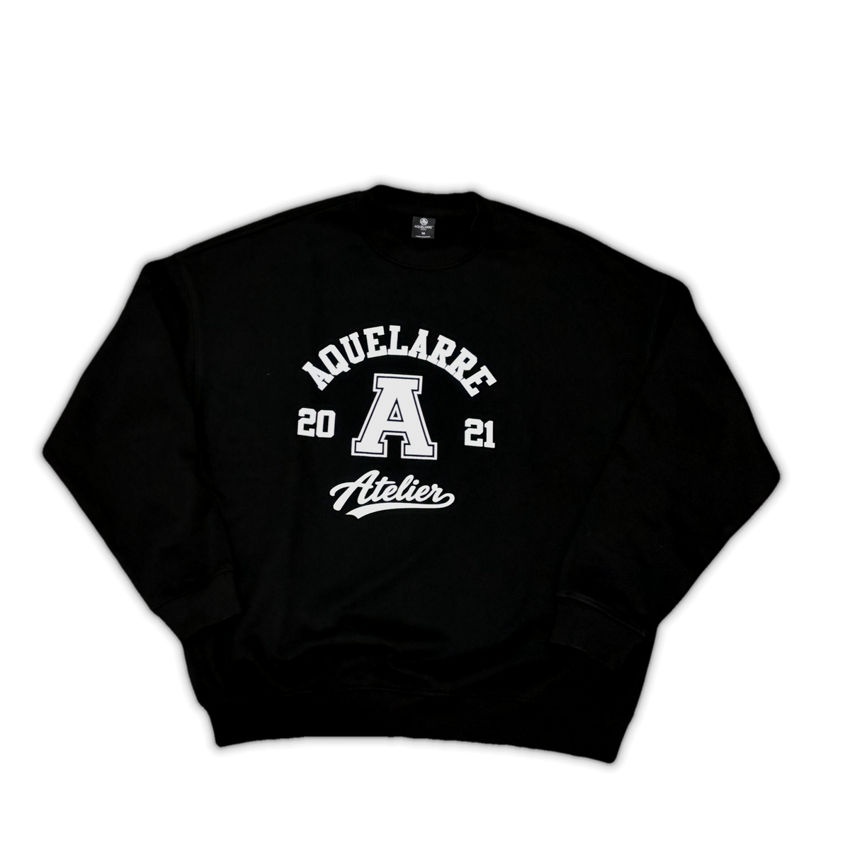 University Black Crewneck