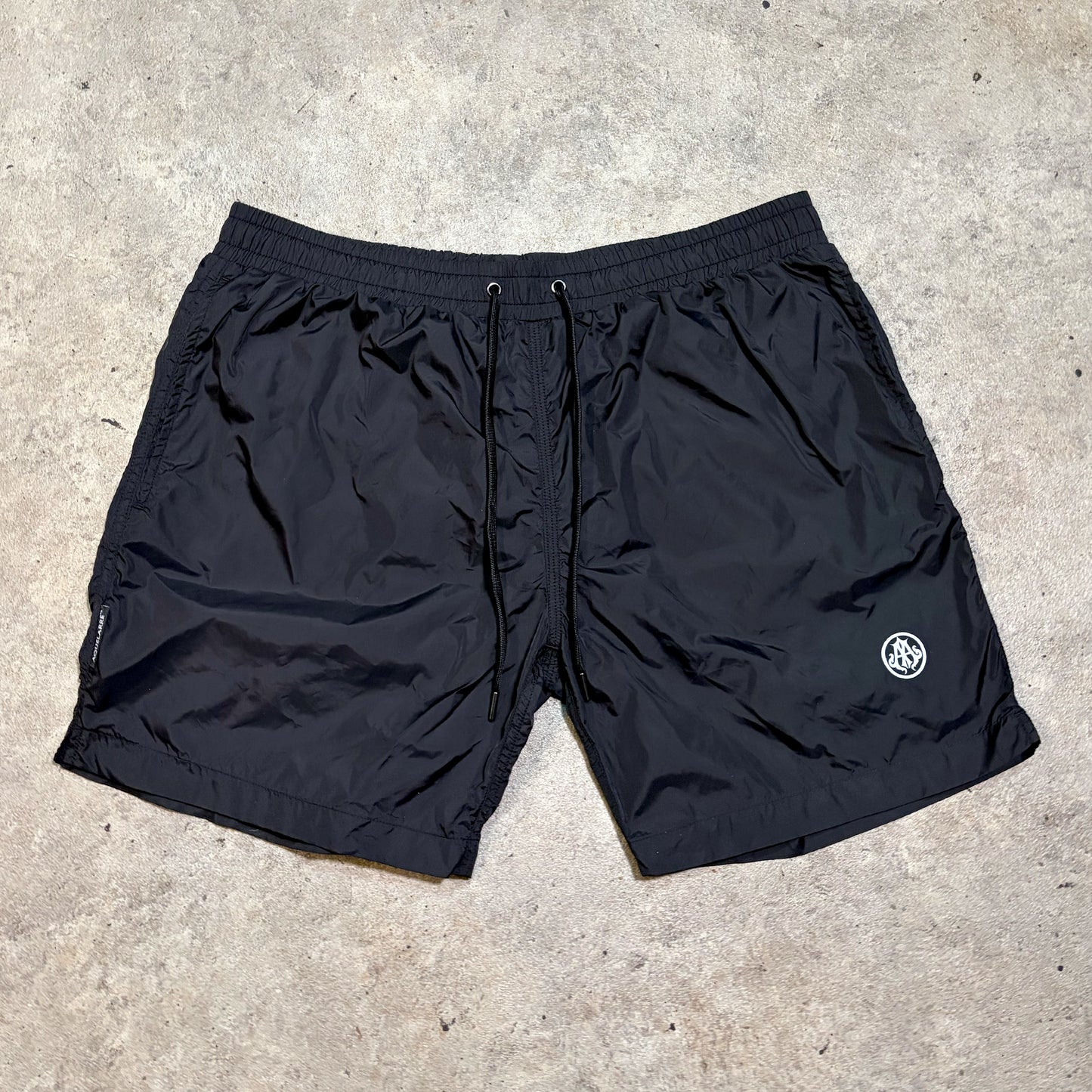 Quick-dry swim shorts (Black)