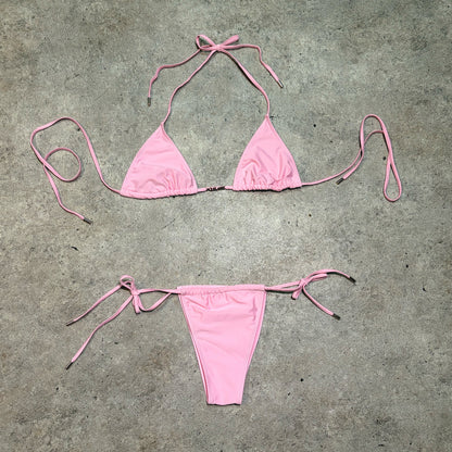 Golden logo Bikini (Pink)