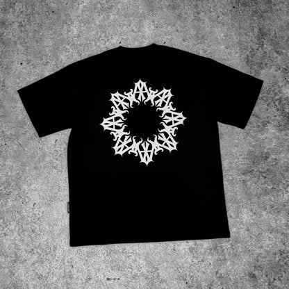 Circular logo Black T-shirt