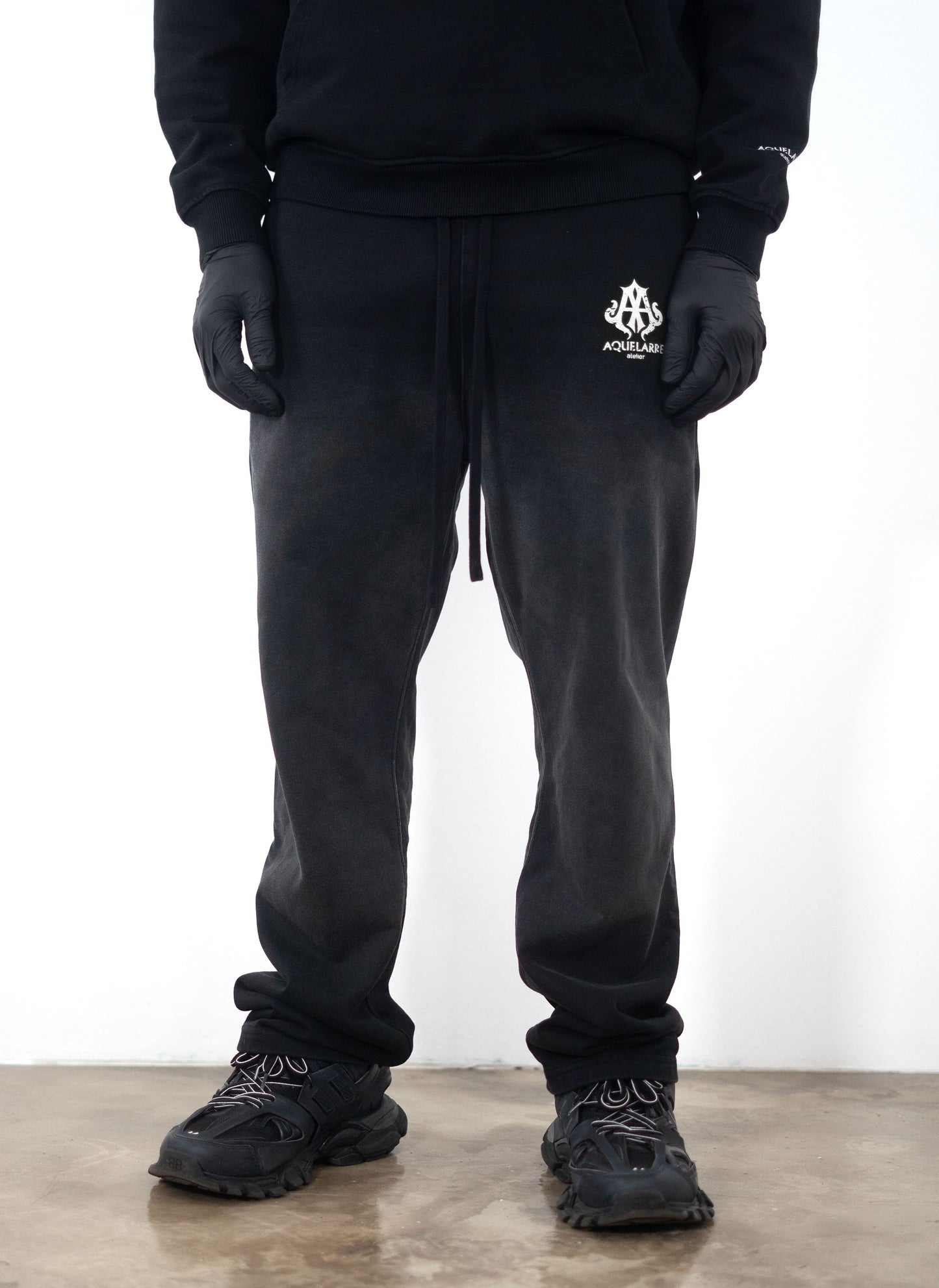 Distressed Logo Trackpants