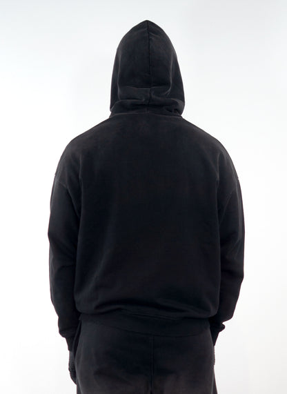 Distressed Logo Hoodie